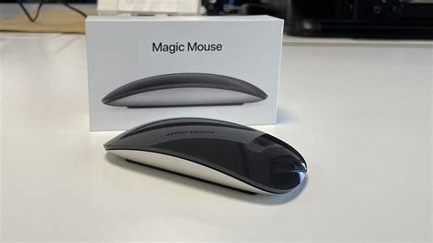 Shadow grey magic mouse